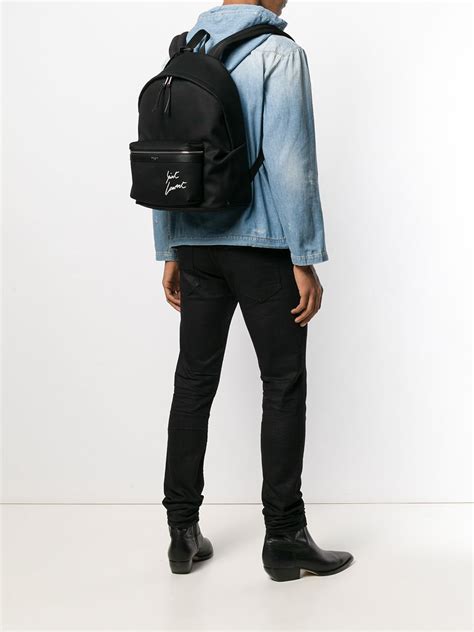 saint laurent city backpack.